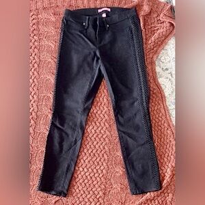 Lilly Pulitzer Black Stretch Jeans w/ Gold Button – Size 8